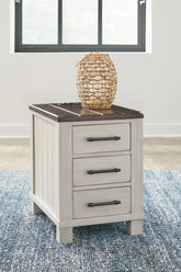 Bay Furniture Gallery - Ashley Furniture - Darborn Chairside End Table - Chair Side End Table / Gray/Brown - T796-7